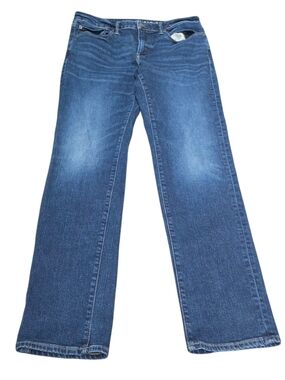 American Eagle Outfitters Men's Slim Straight Wide Leg Blue Jeans (Sz:34x34)